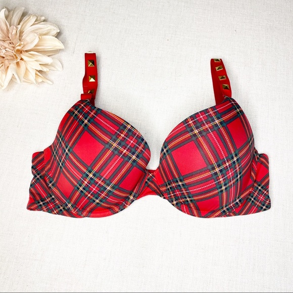 Victoria's Secret Other - Victoria Secret Red Flannel Push Up Bra.